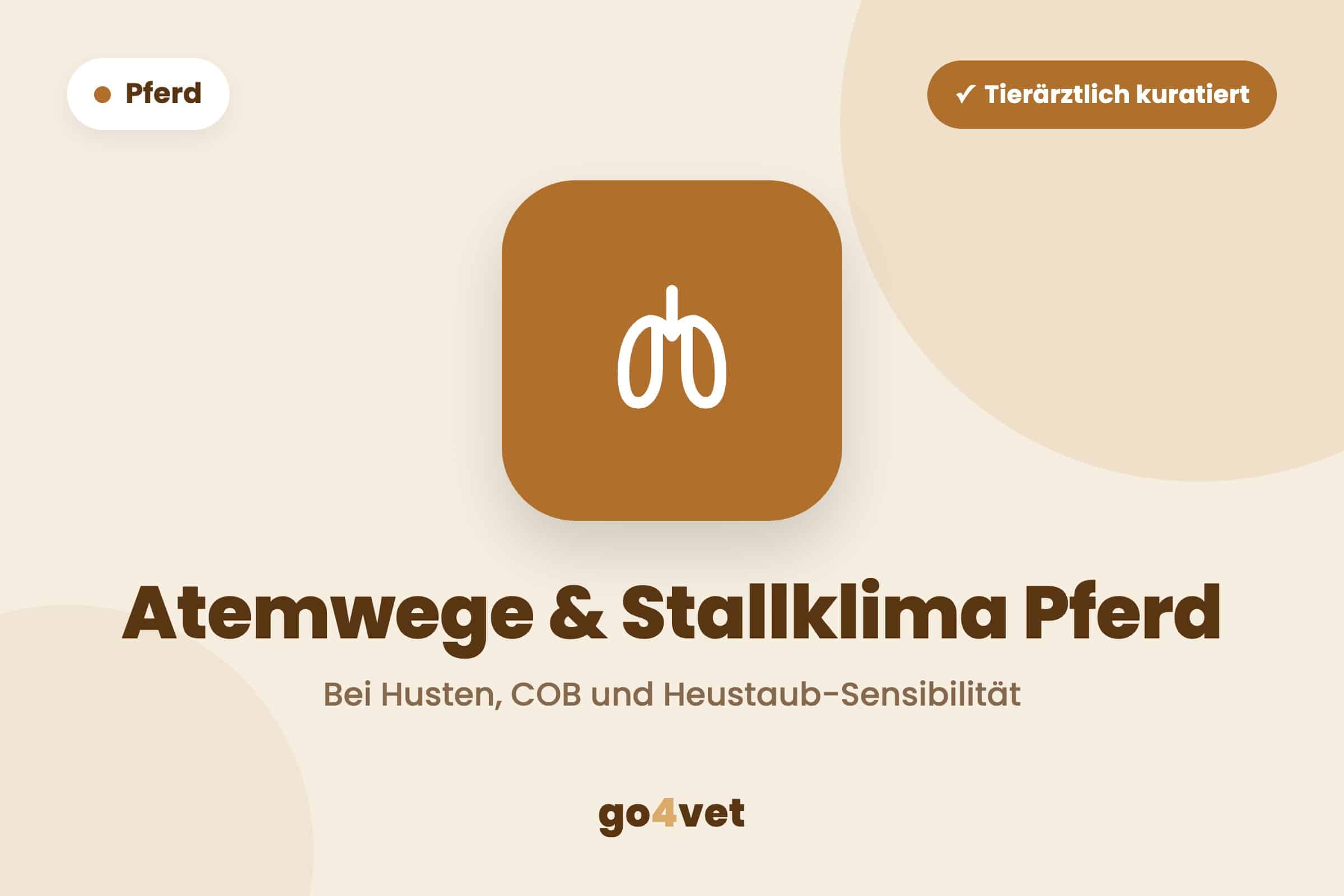 Atemwege & Stallklima Pferd